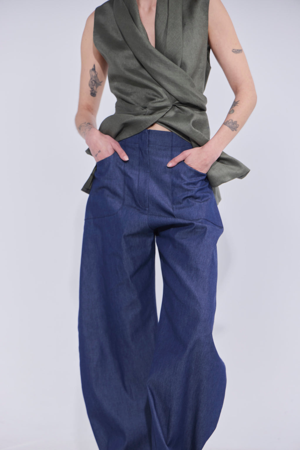 Pantalón Vienne Denim Azul