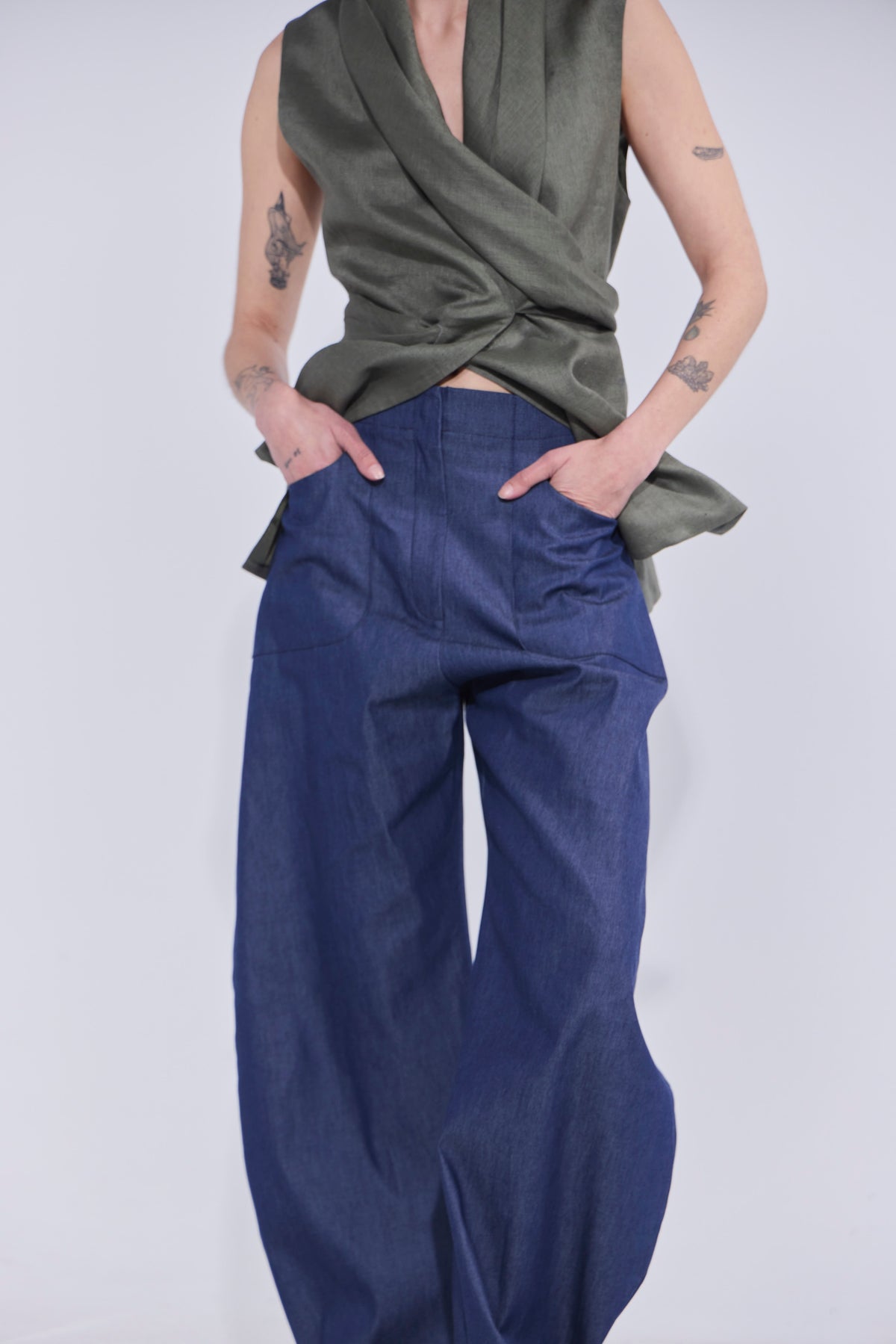 Pantalón Vienne Denim Azul