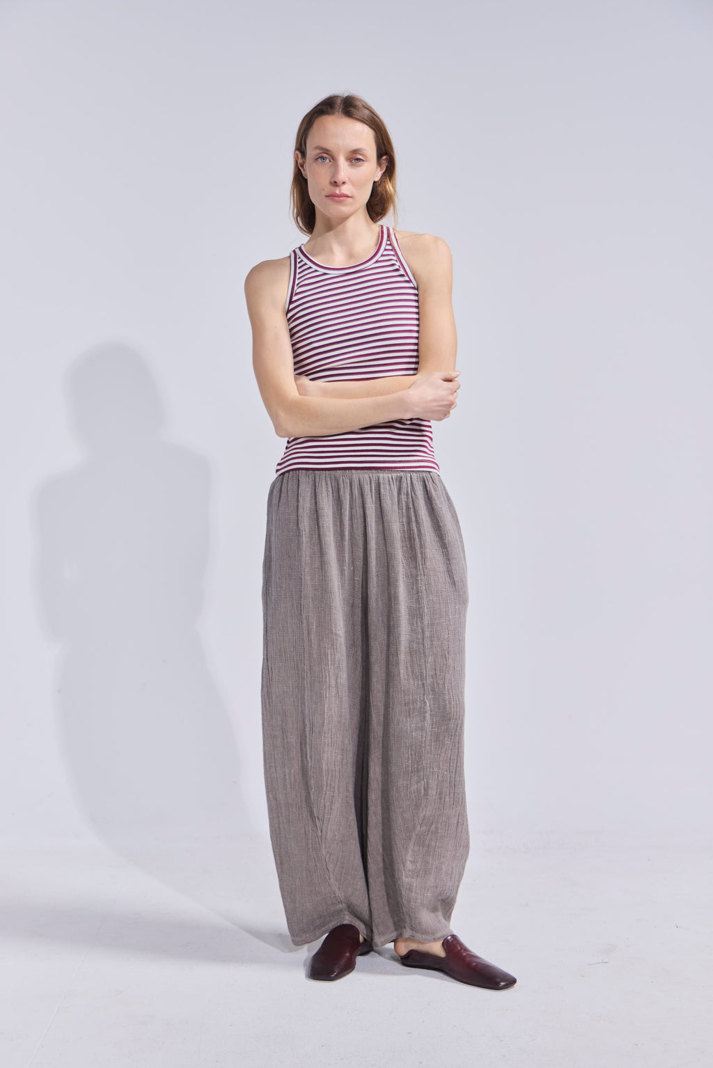 Pantalón Tendu Visón