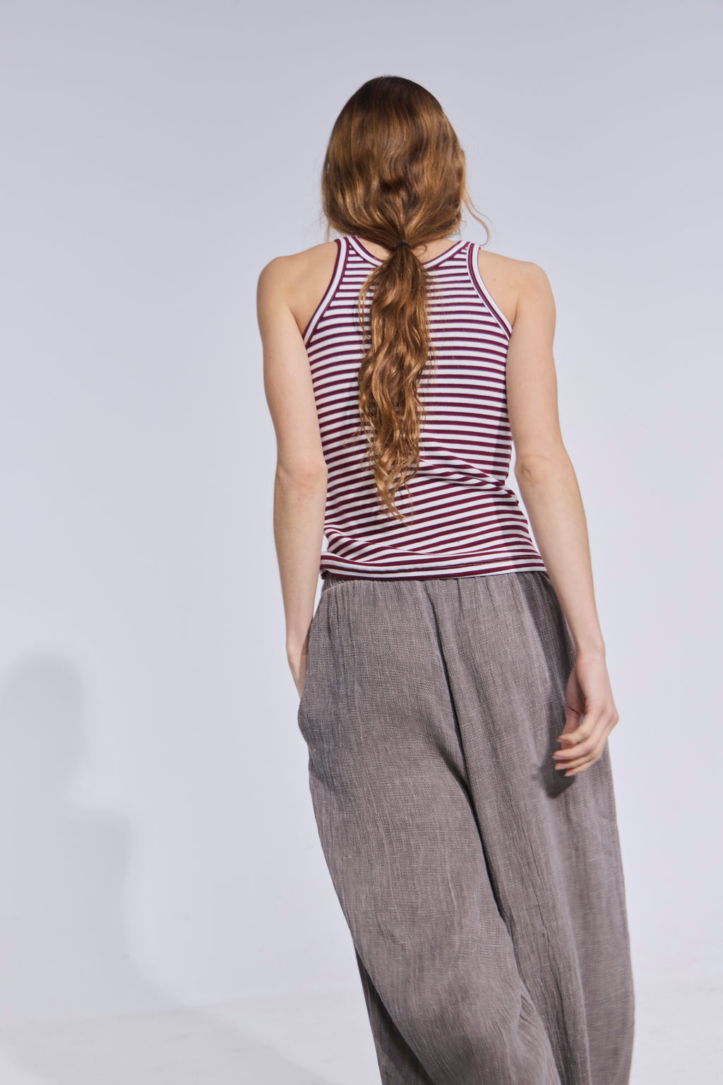 Pantalón Tendu Visón
