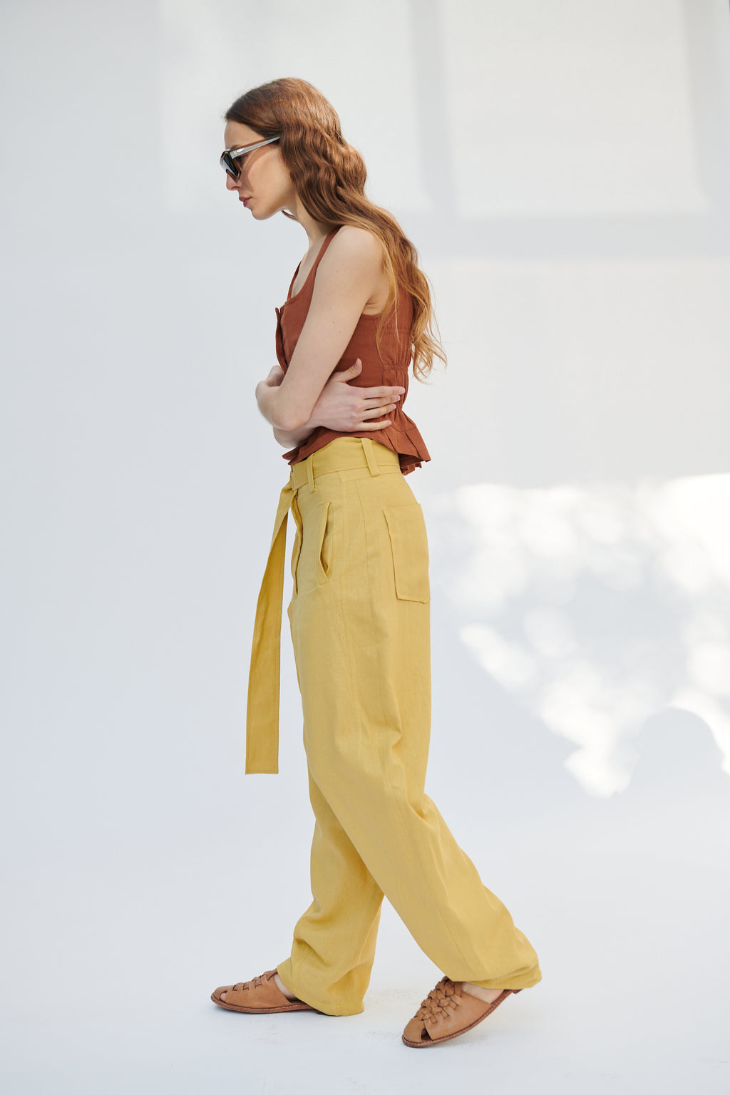 Top Varo Lino Tostado