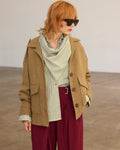 Chaqueta Amarante Lana Senape
