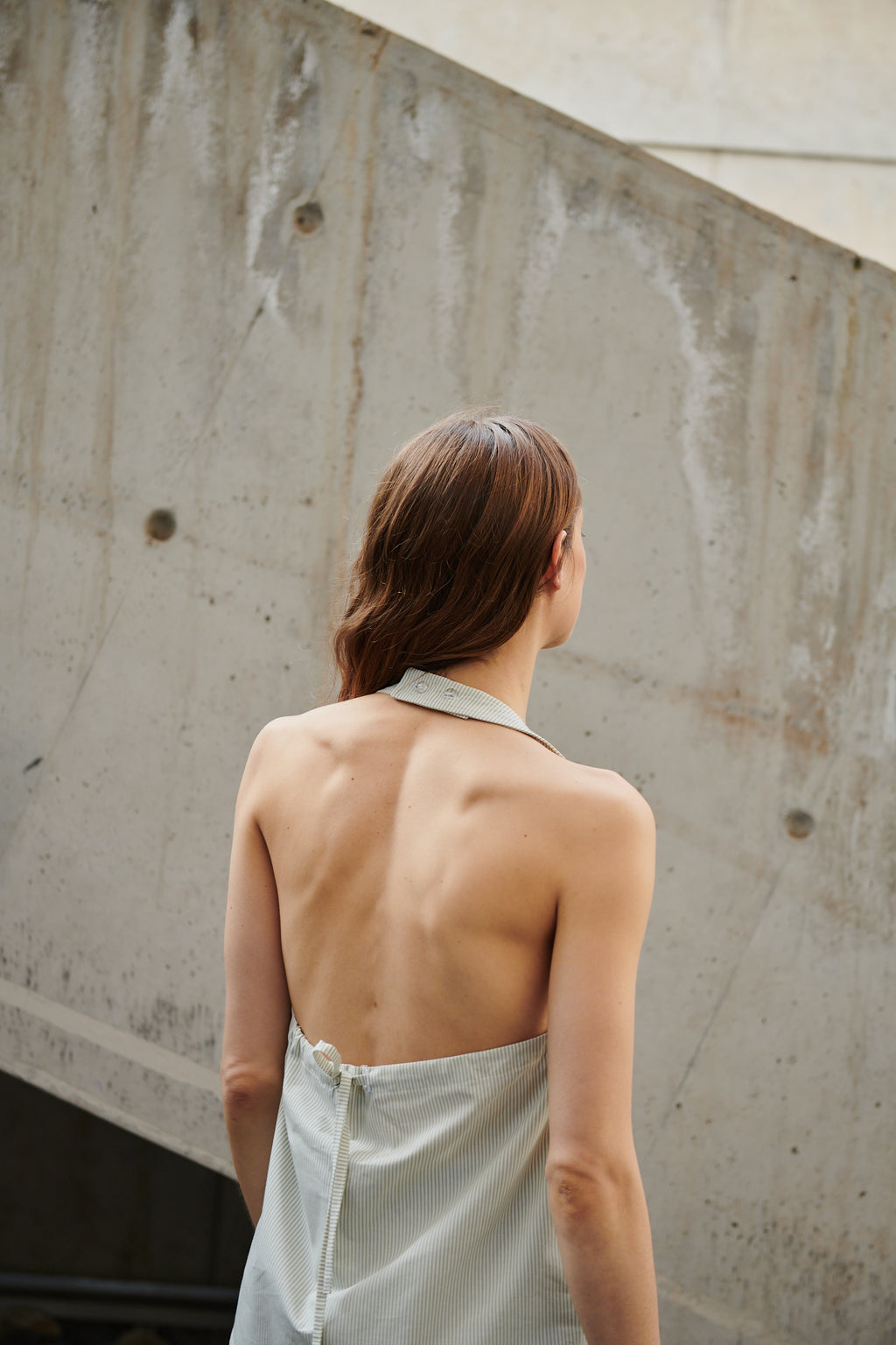 Top Klint Algodón Listado Verde