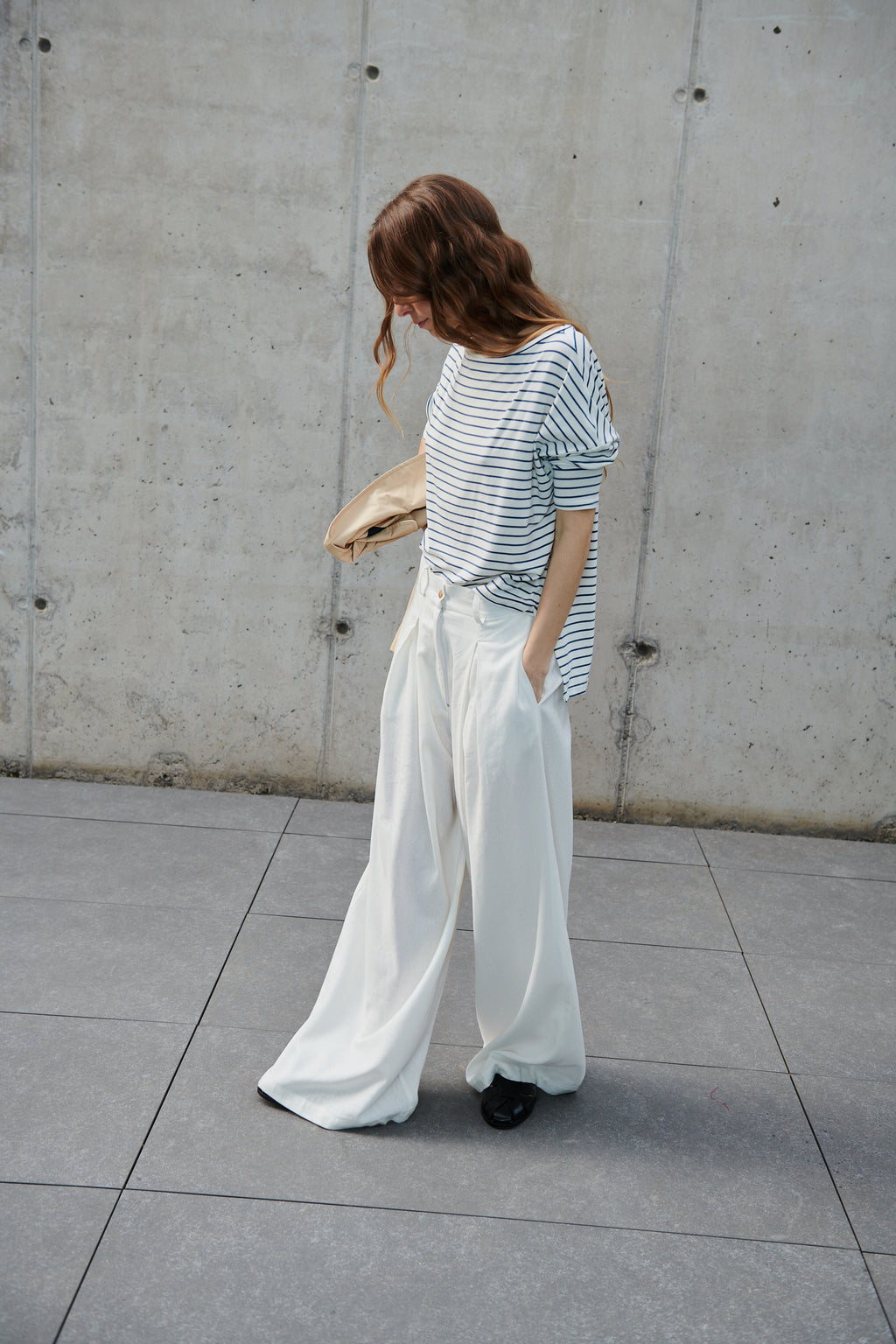 Pantalón Funke Lino Crudo