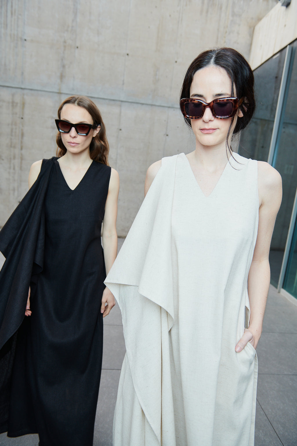 Vestido Girac Lino Natural