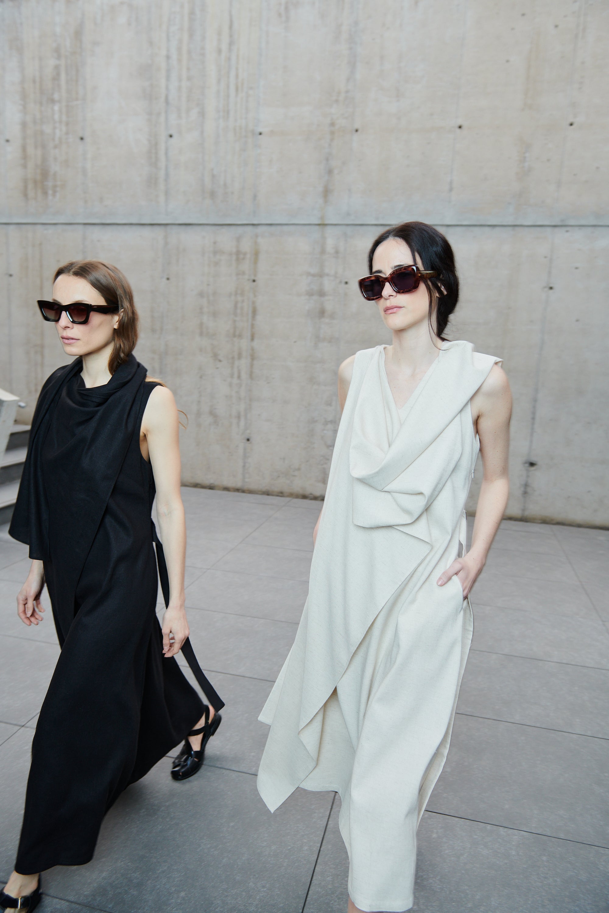 Vestido Girac Lino Natural