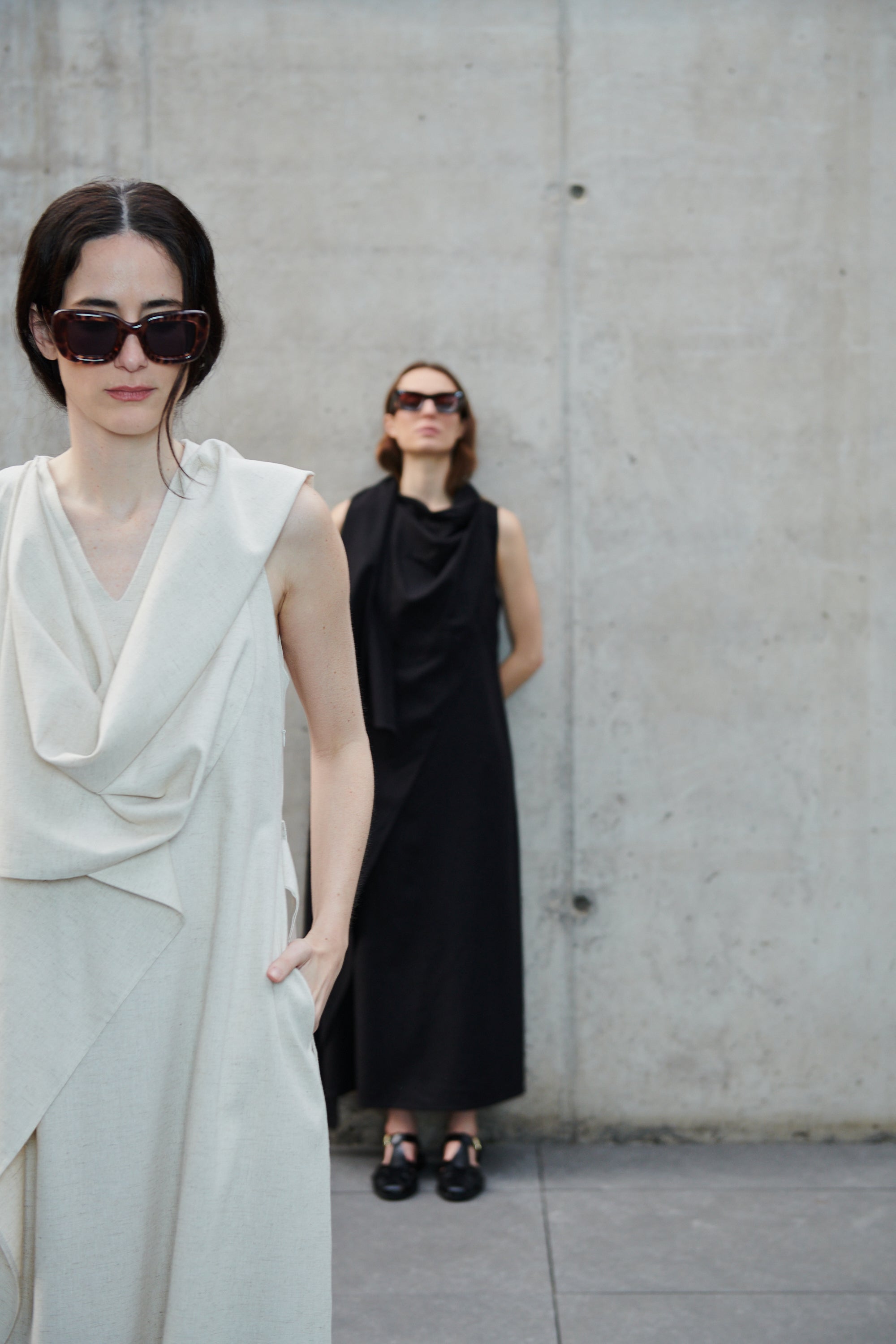 Vestido Girac Lino Natural