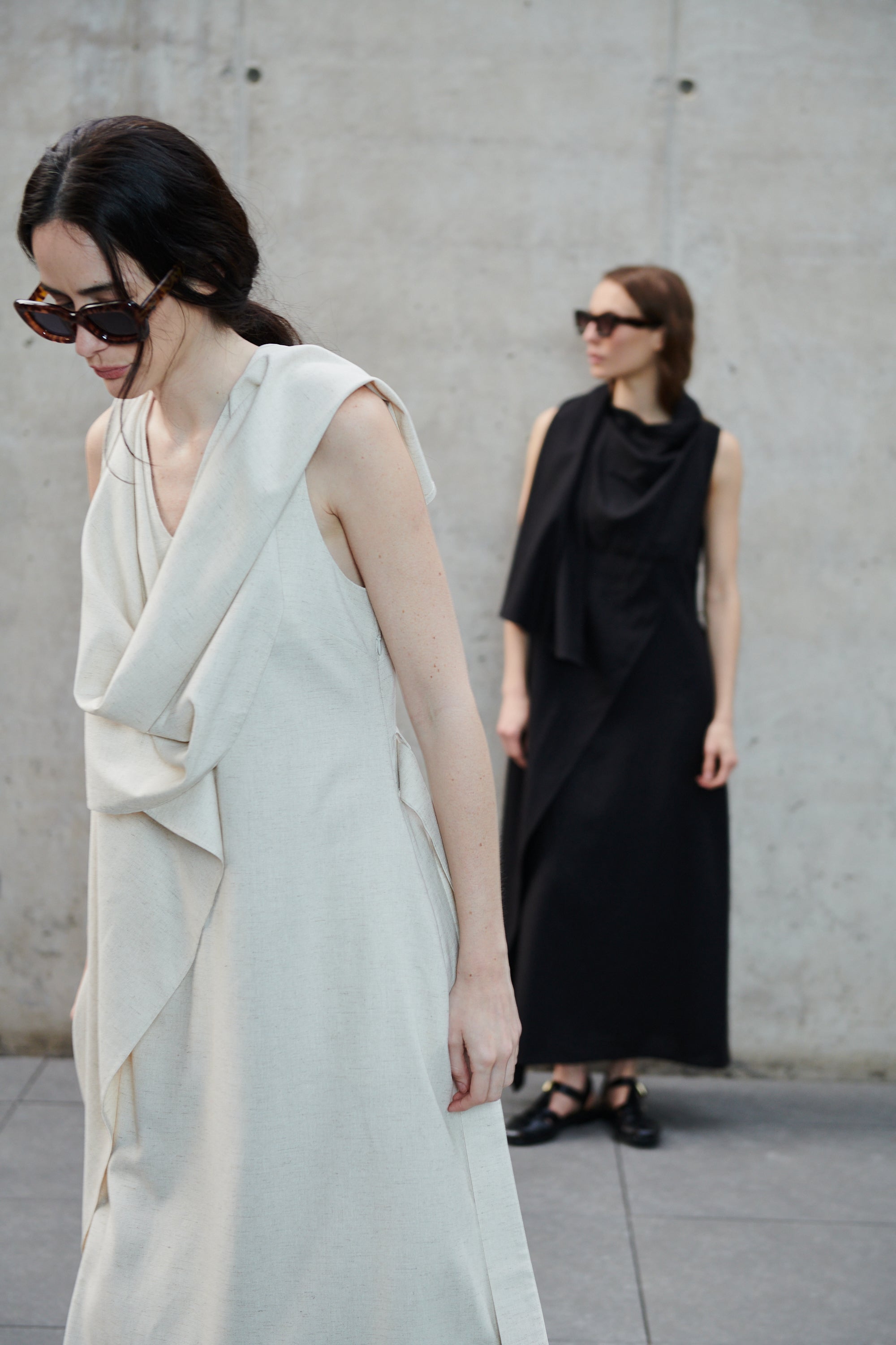 Vestido Girac Lino Natural