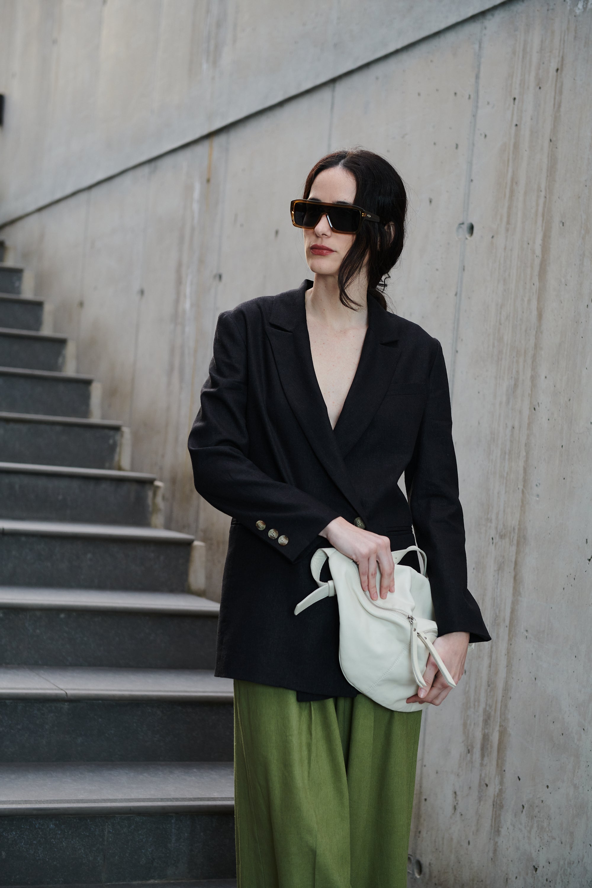 Blazer Hatai Lino Negro