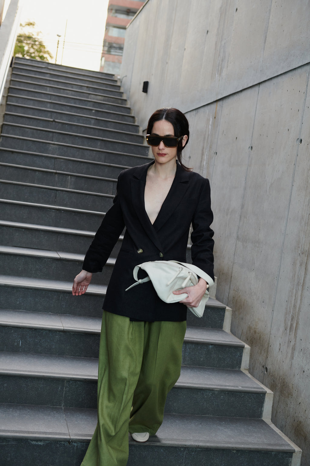 Blazer Hatai Lino Negro