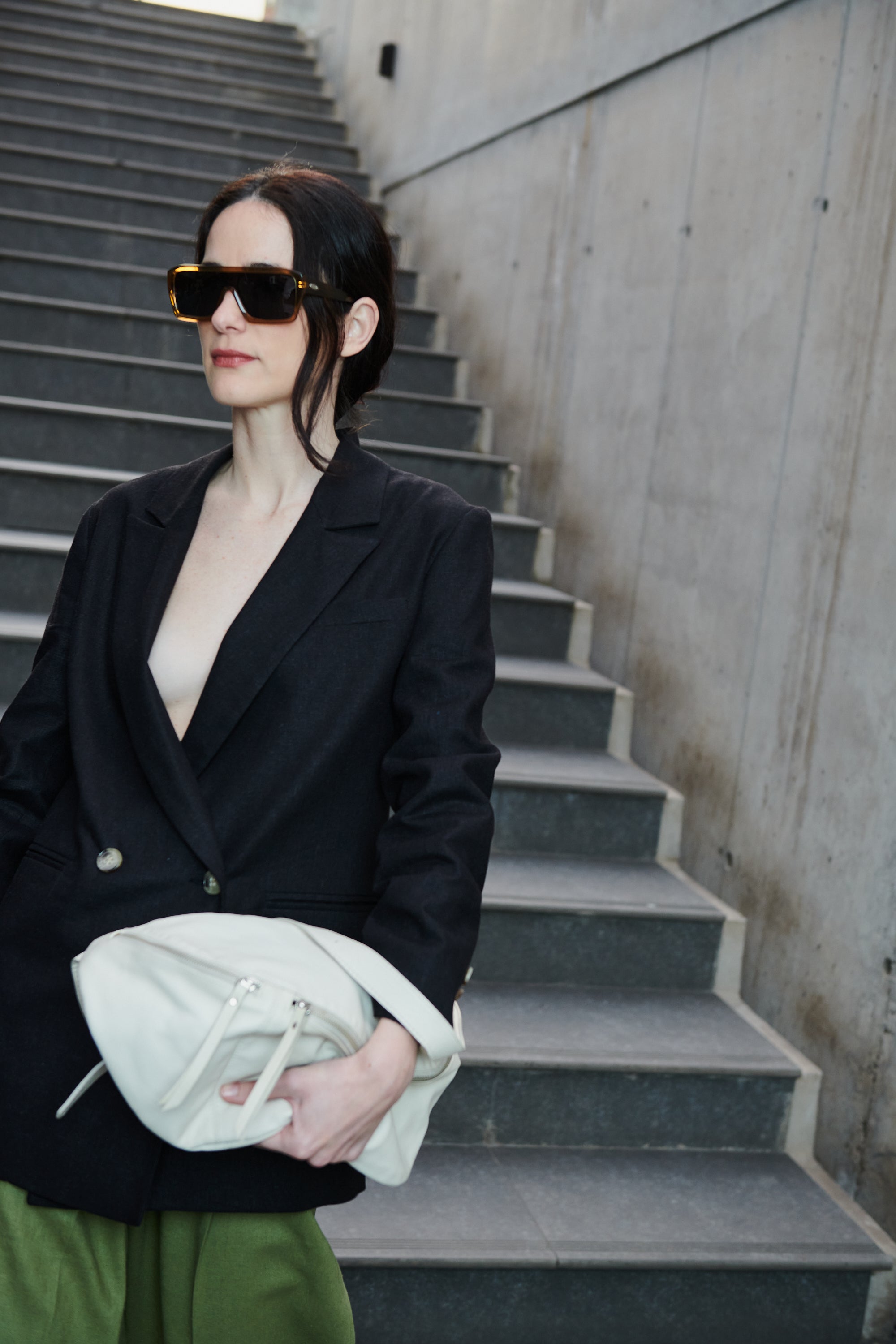 Blazer Hatai Lino Negro