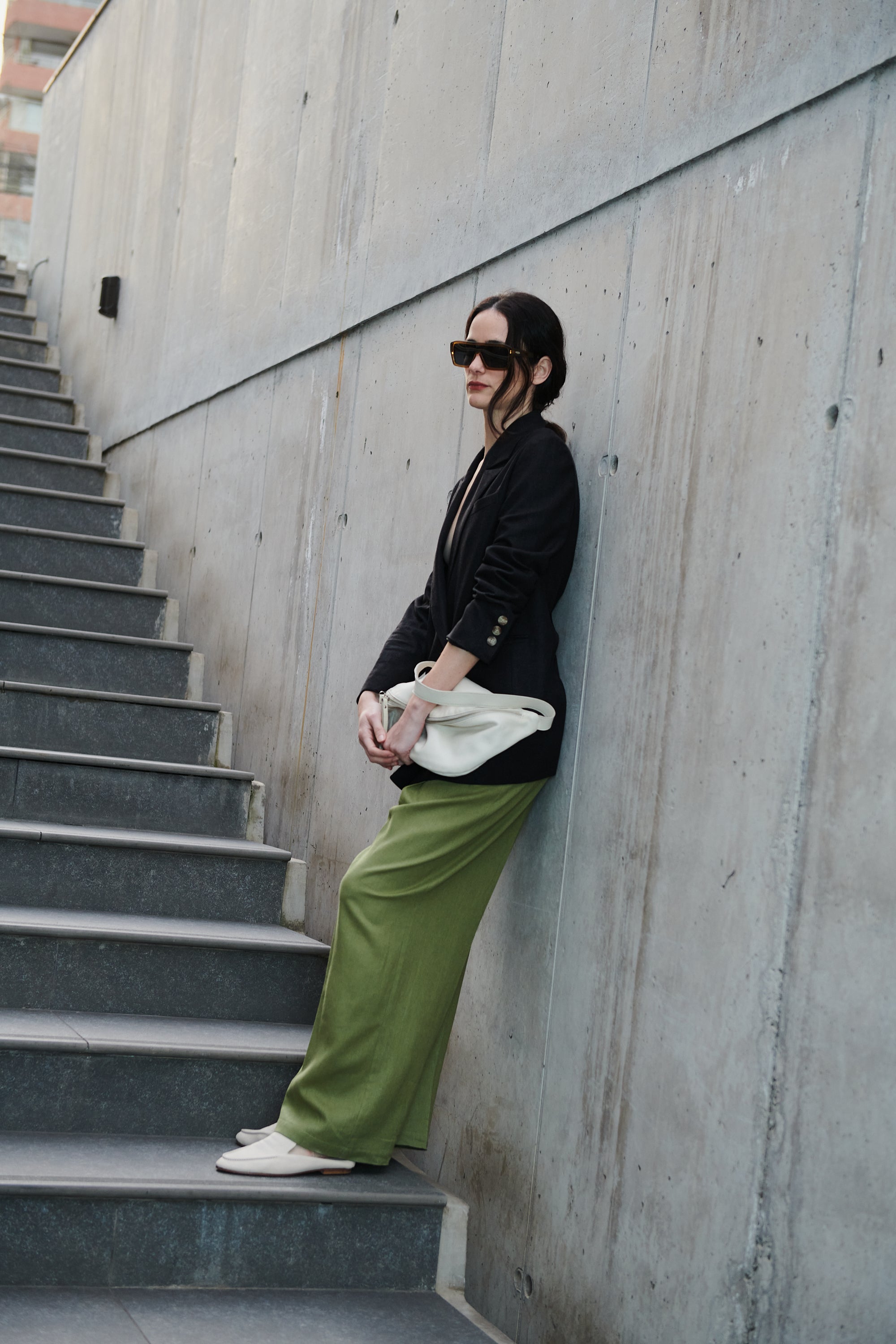 Blazer Hatai Lino Negro