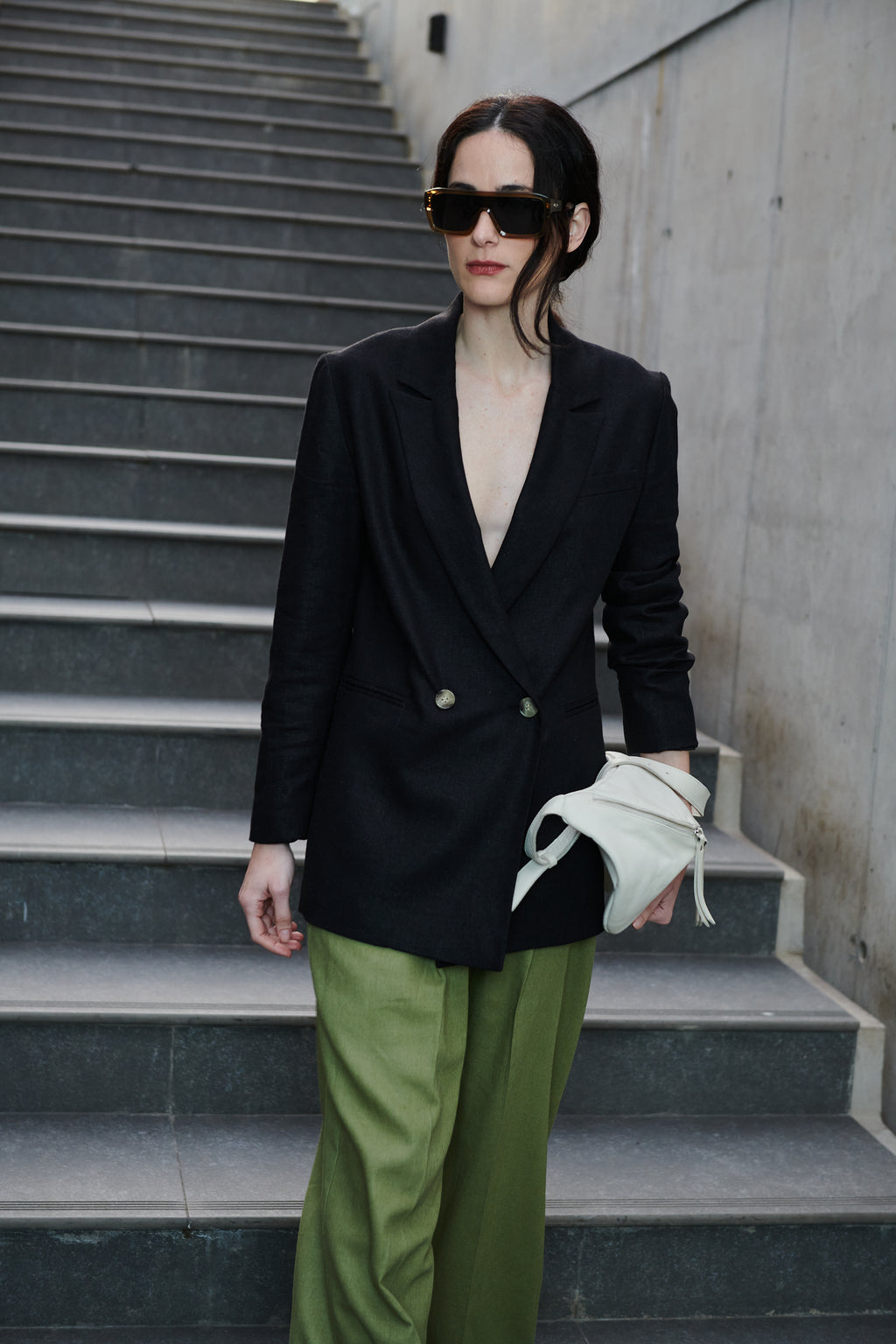 Blazer Hatai Lino Negro