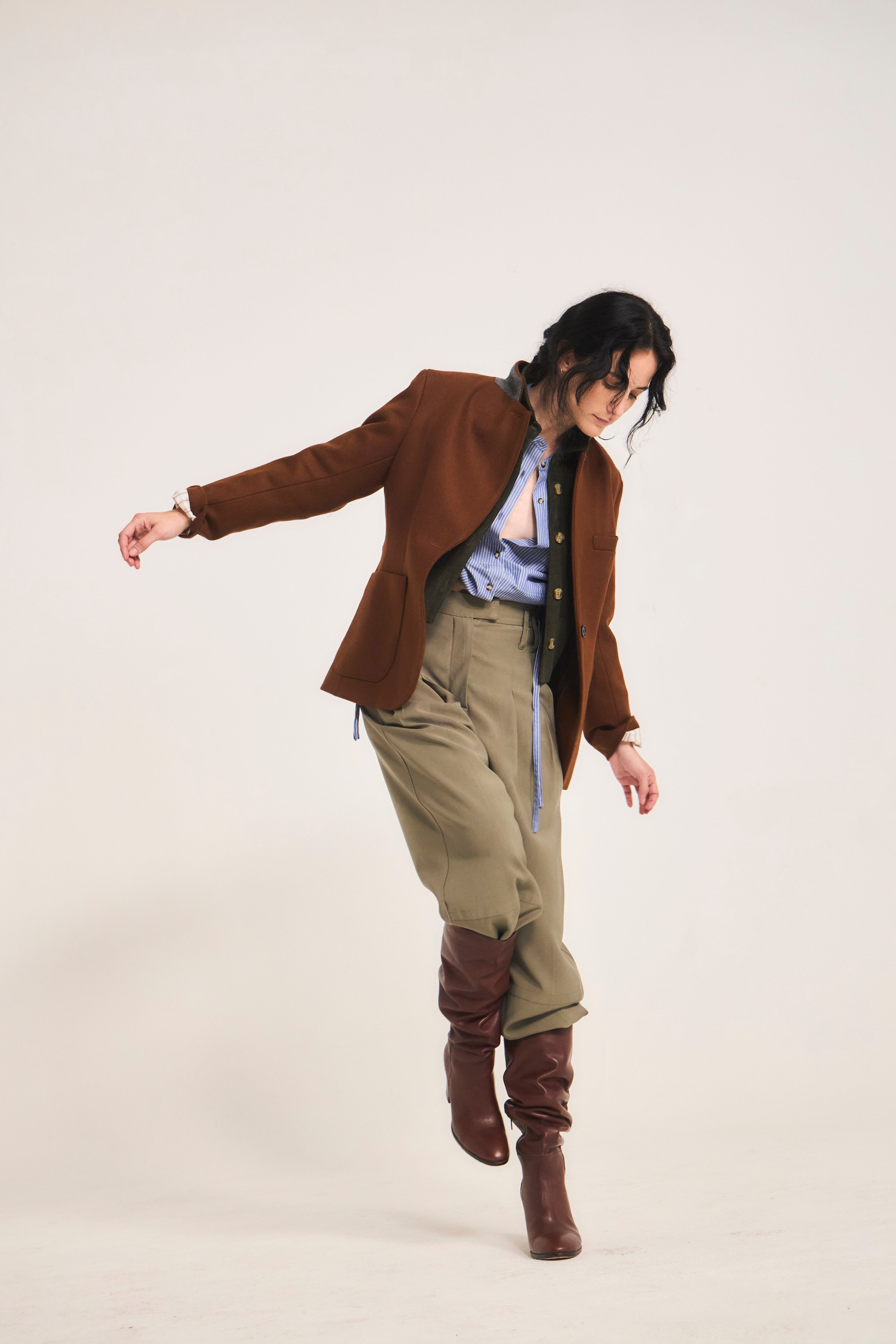 Blazer Mirarge Lana Café