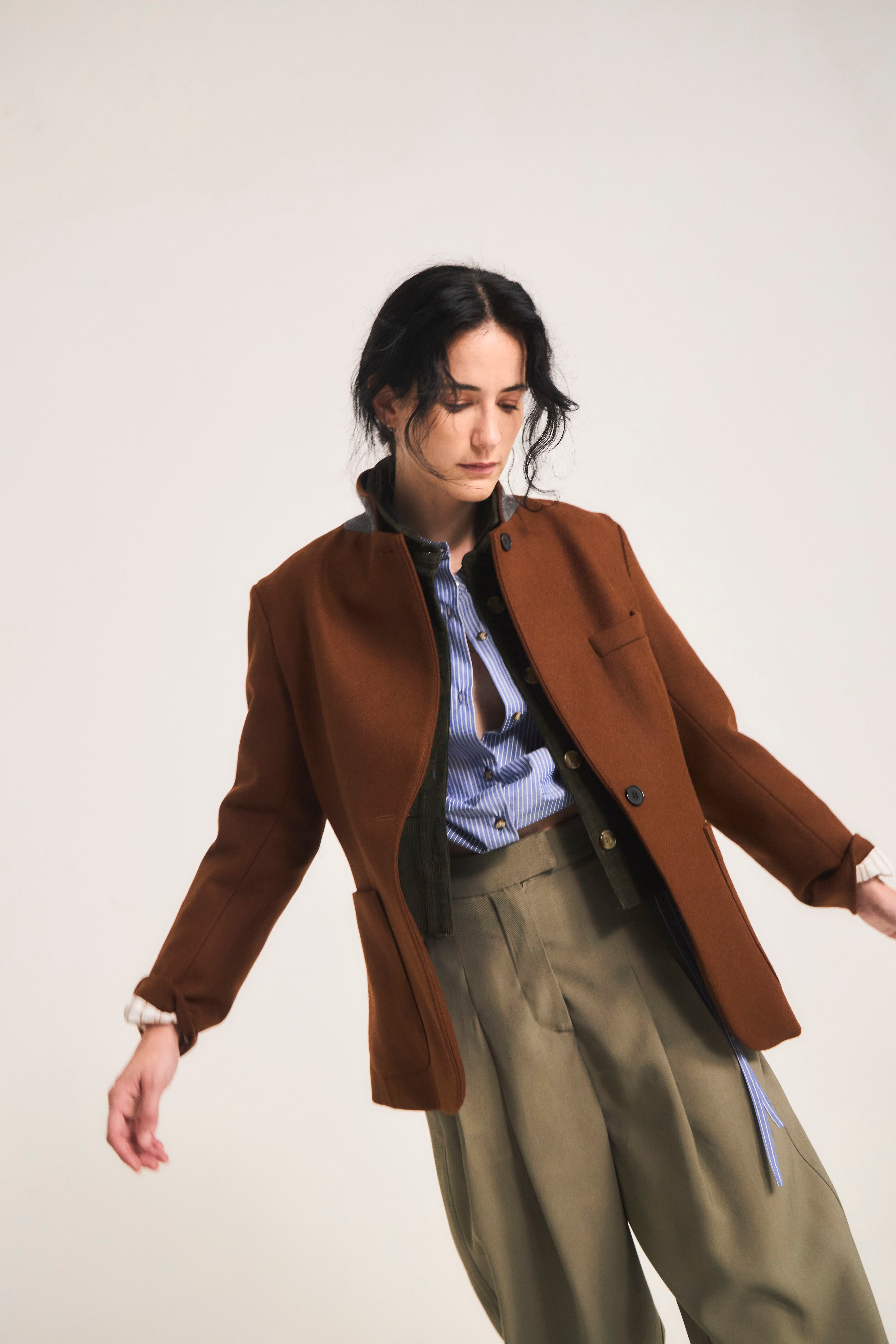 Blazer Mirarge Lana Café
