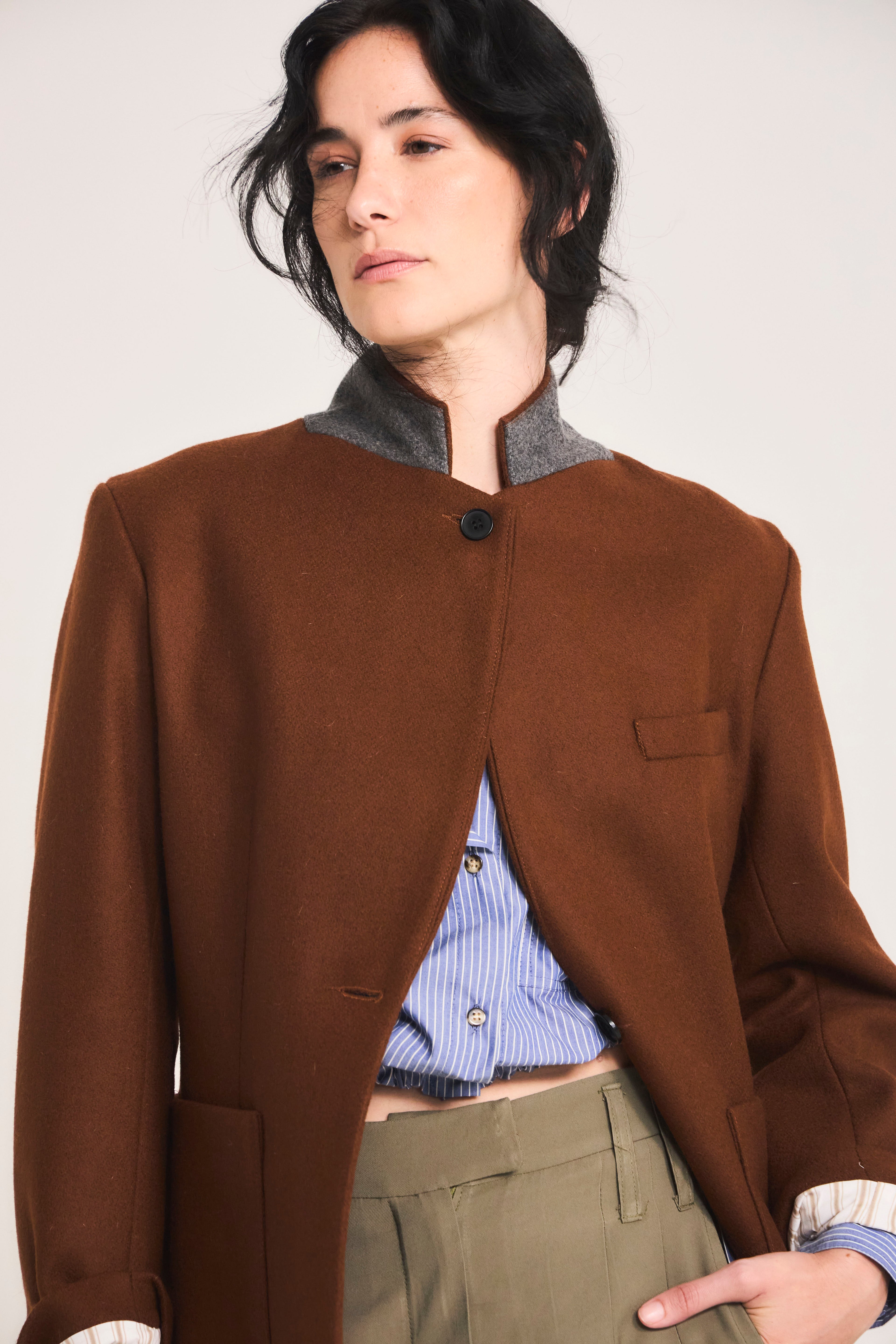 Blazer Mirarge Lana Café