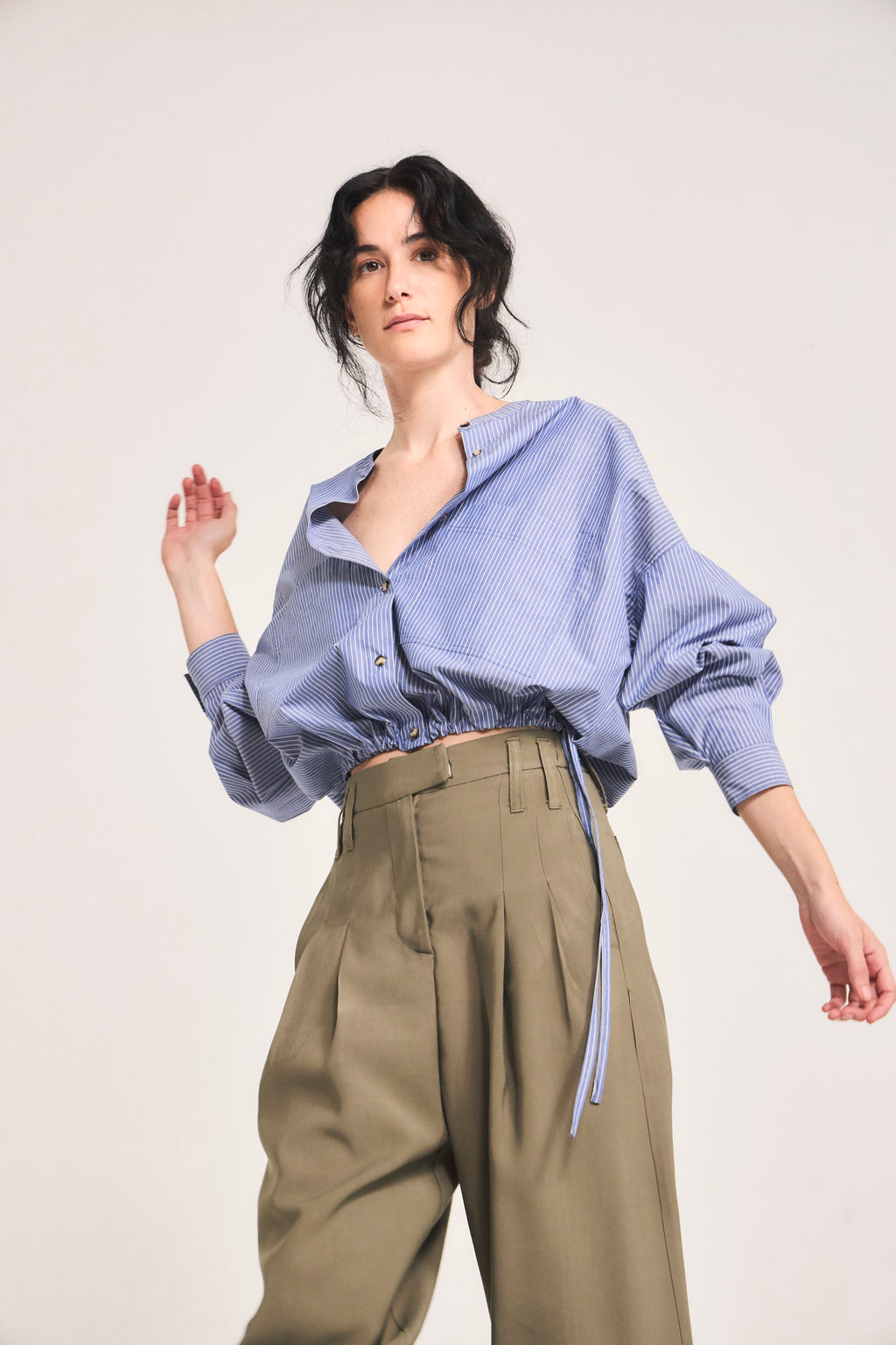Chaine Cupro Green Trousers