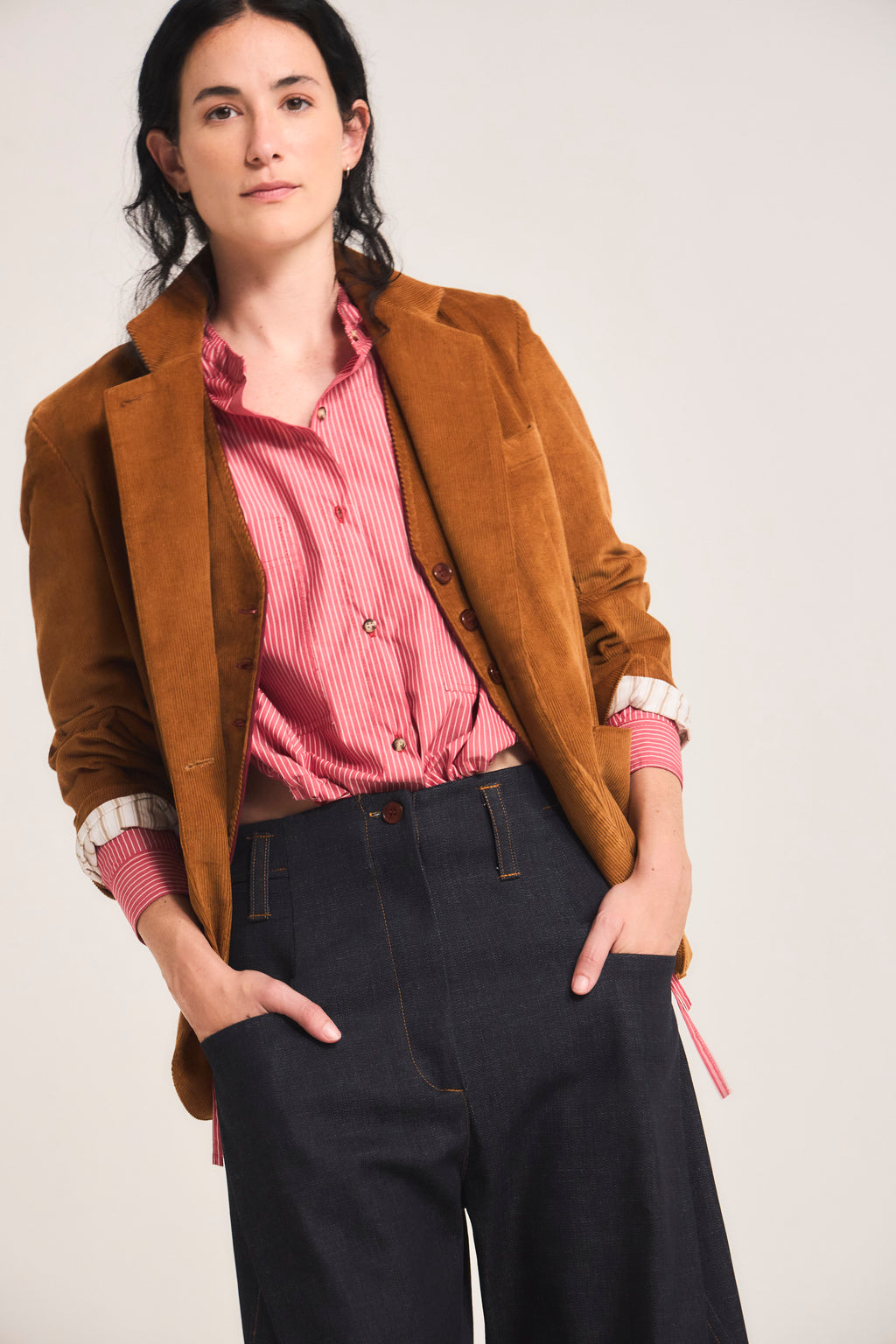 Mirage Corduroy Camel Blazer