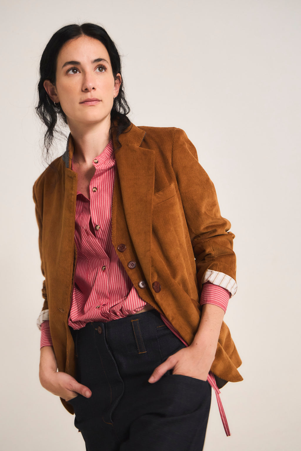 Mirage Corduroy Camel Blazer