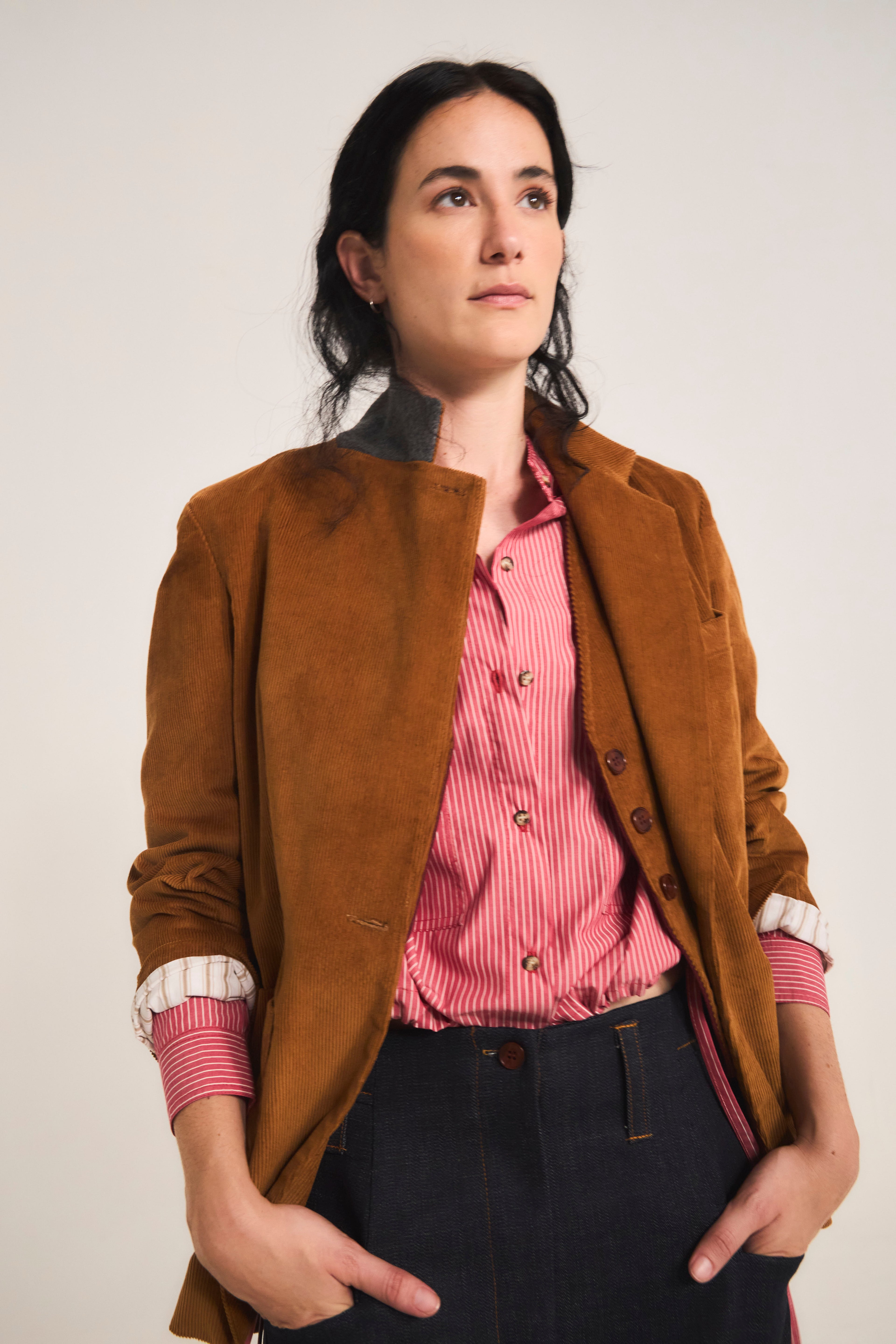 Mirage Corduroy Camel Blazer