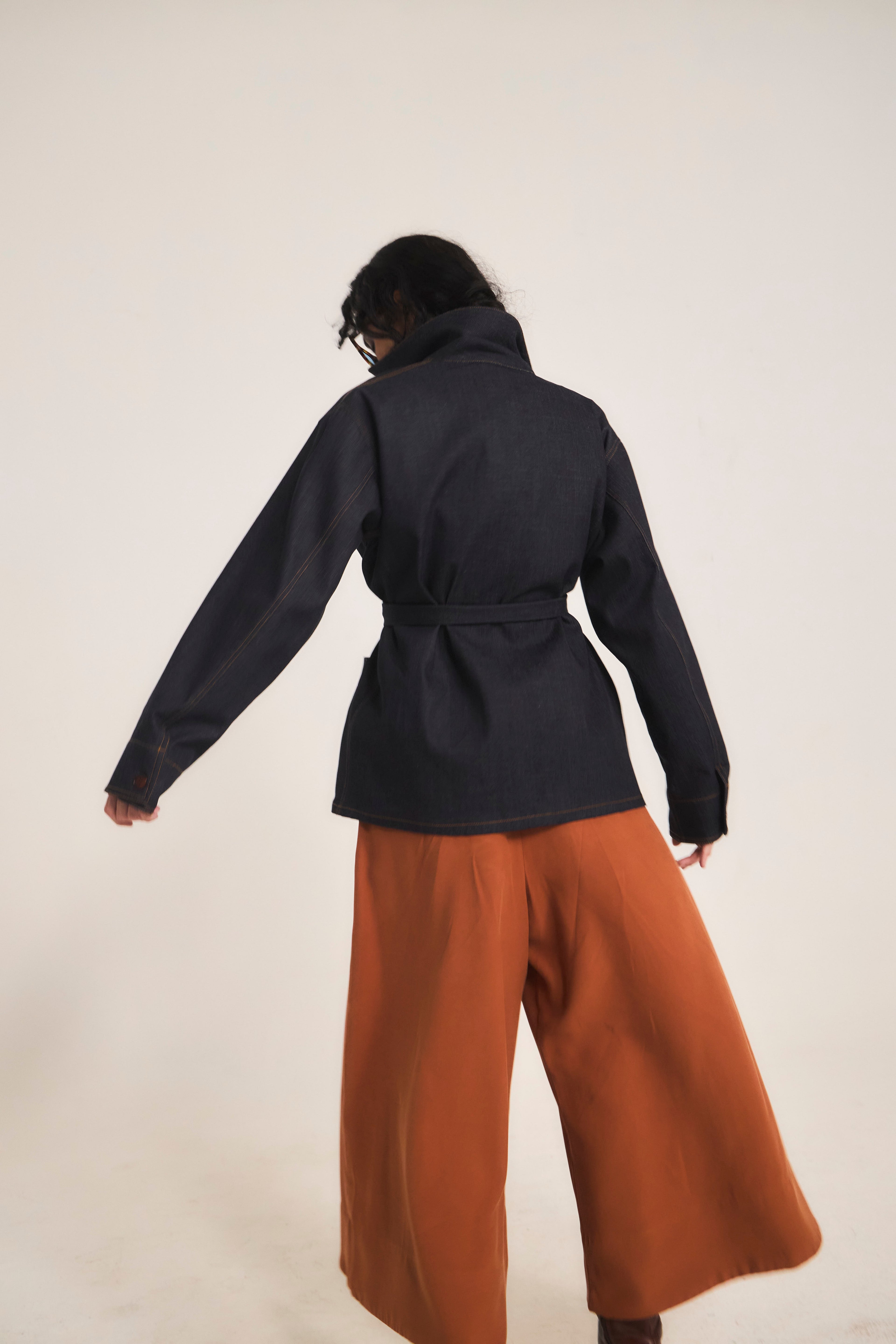 Casbah Navy Blue Denim Jacket