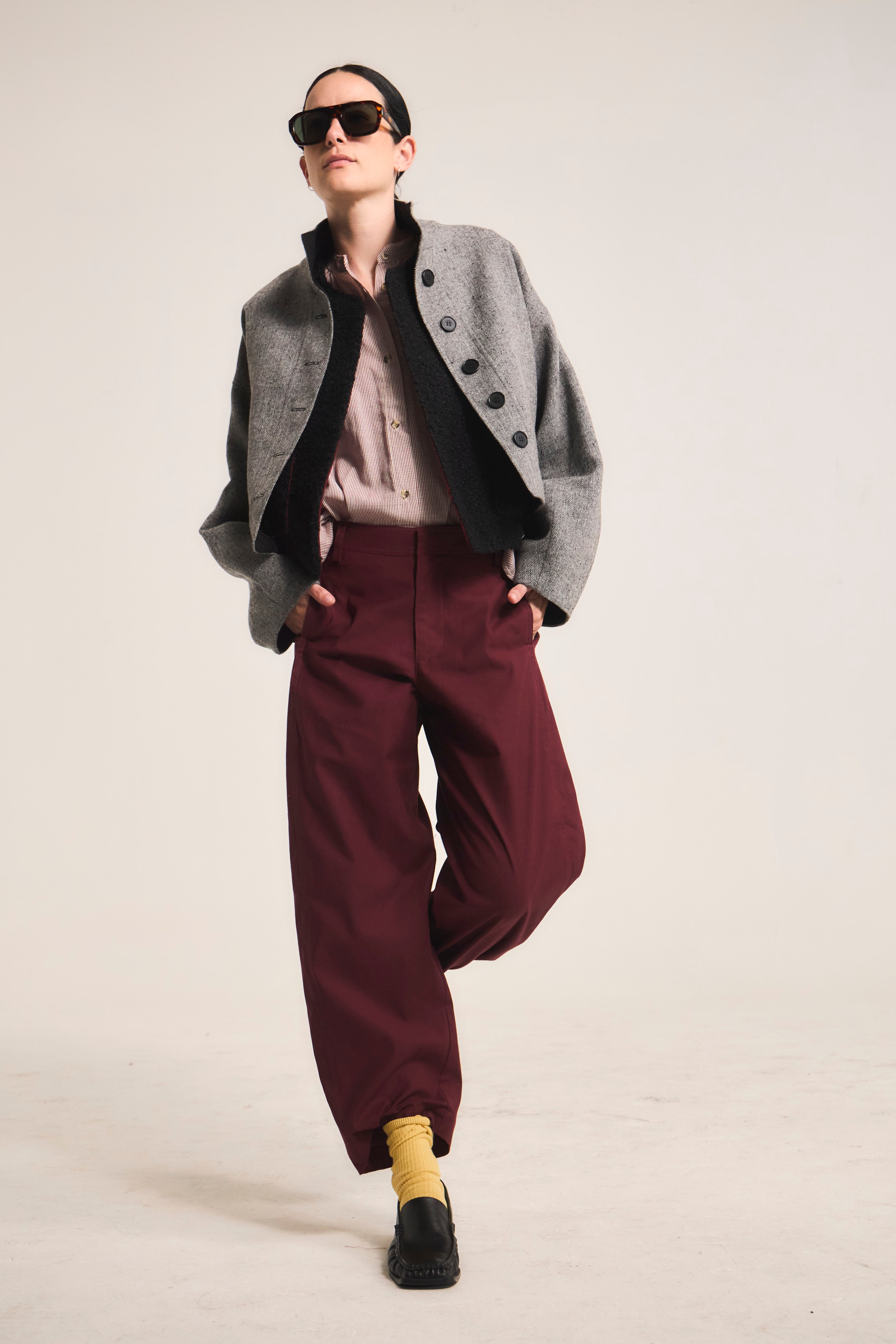 Chaqueta Prunelliere Lana Gris