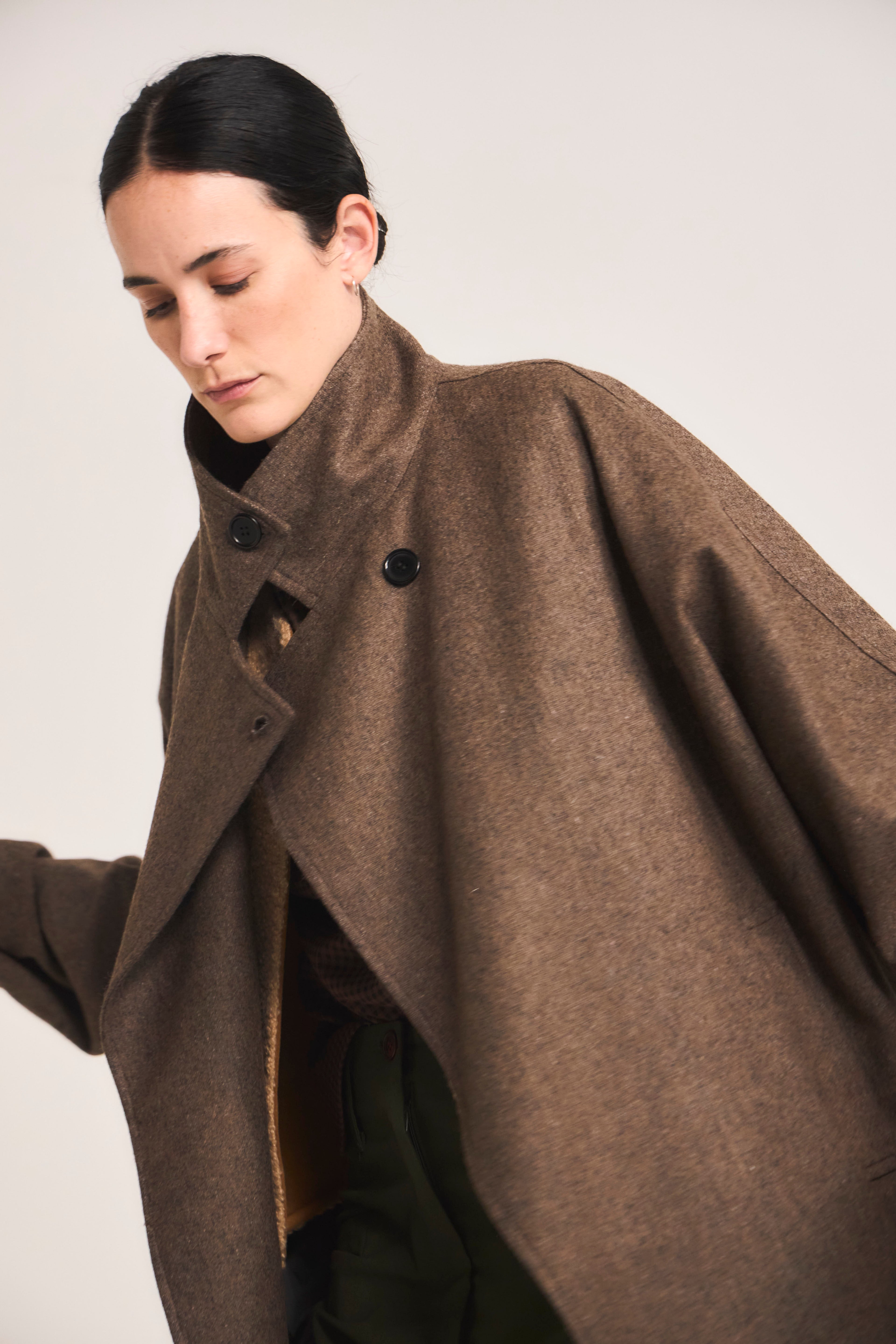 Ossature Taupe Wool Jacket
