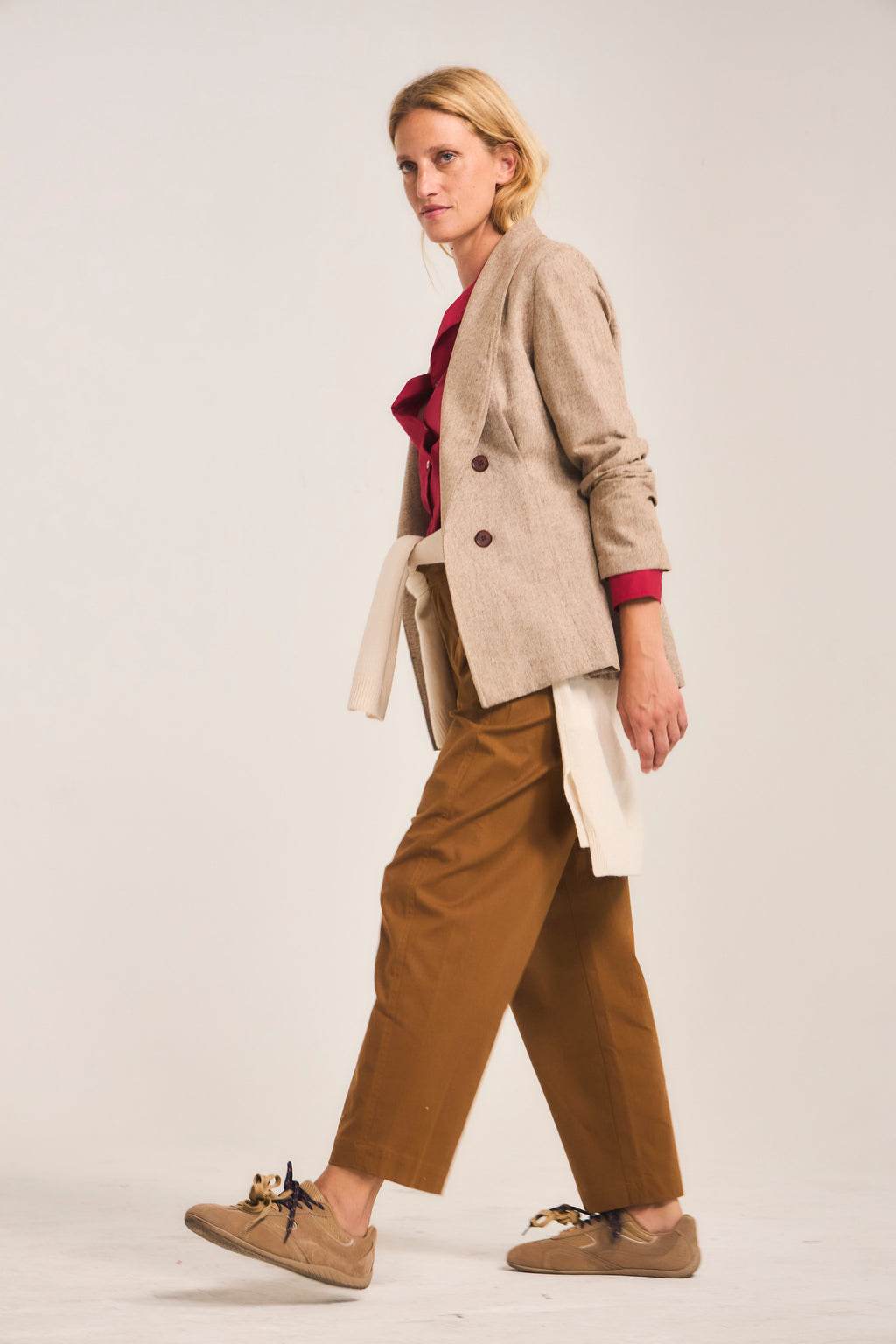 Blazer Vague Café Claro