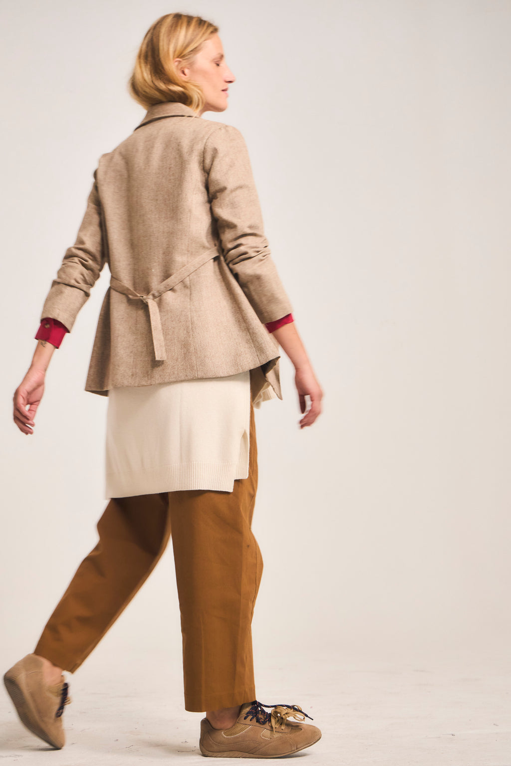 Blazer Vague Café Claro