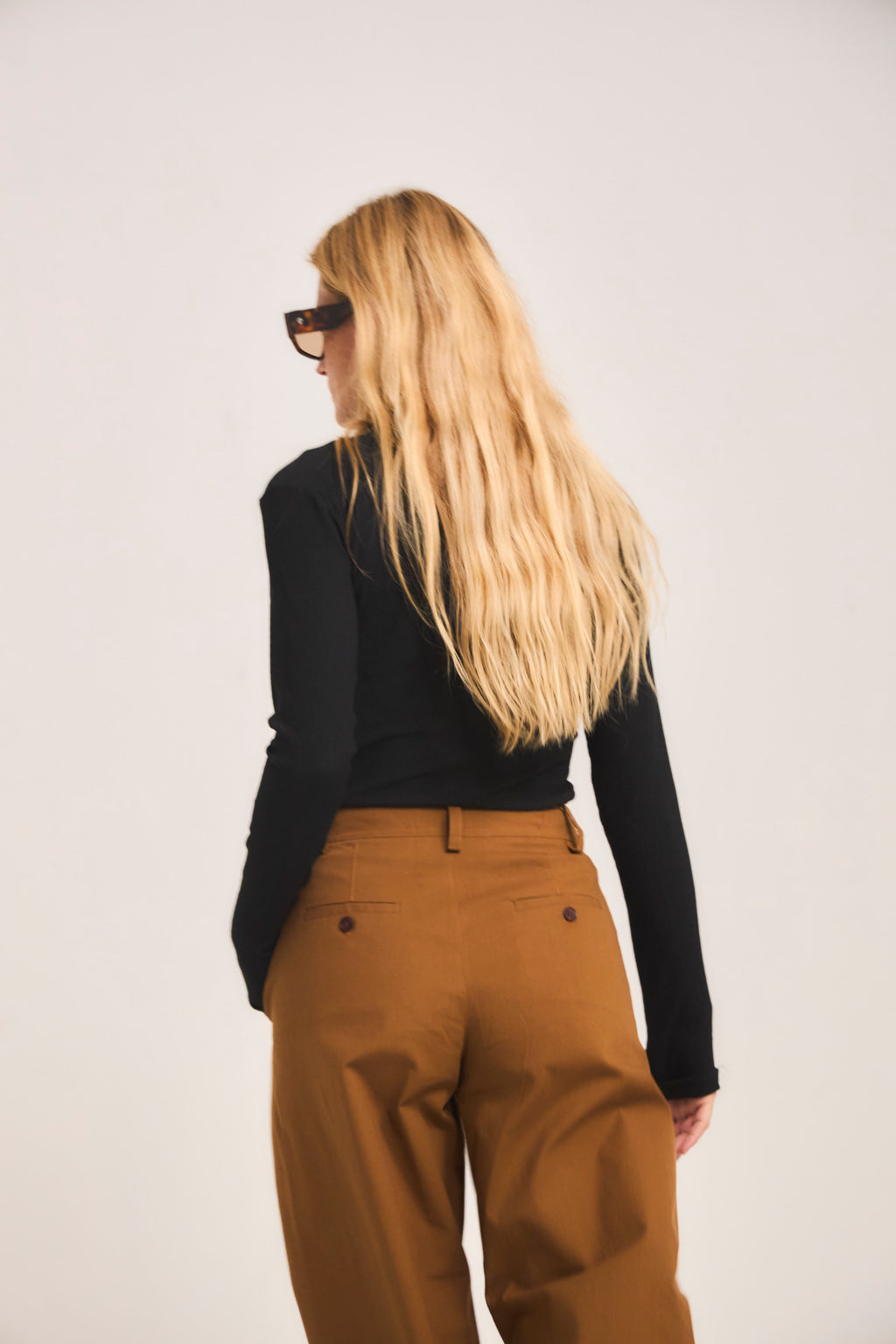 Eveille 100% Cotton Camel Trousers