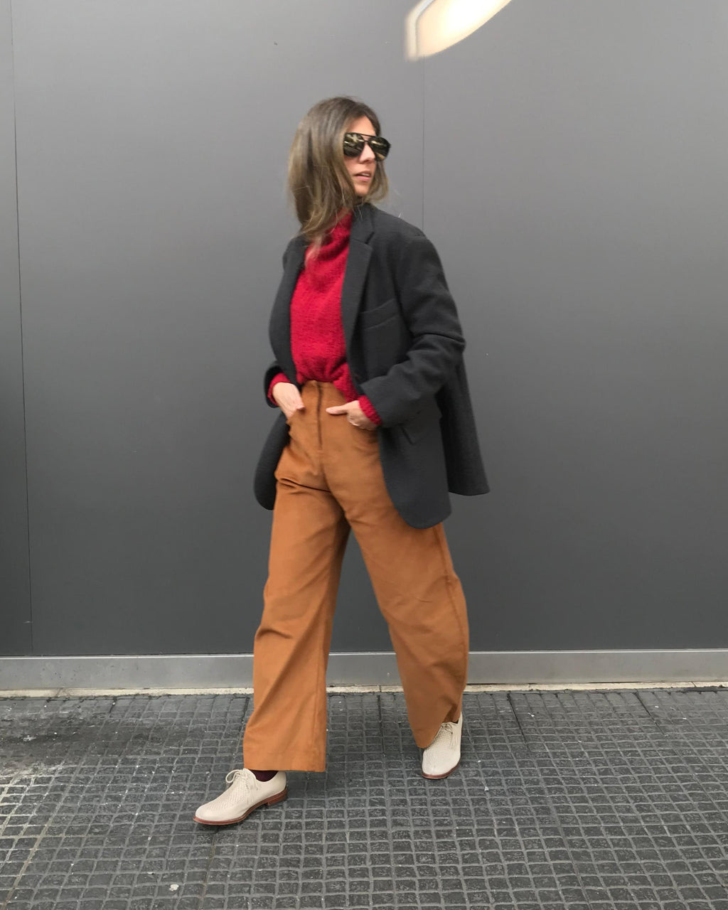 Blazer Bourgeon Gris Marengo