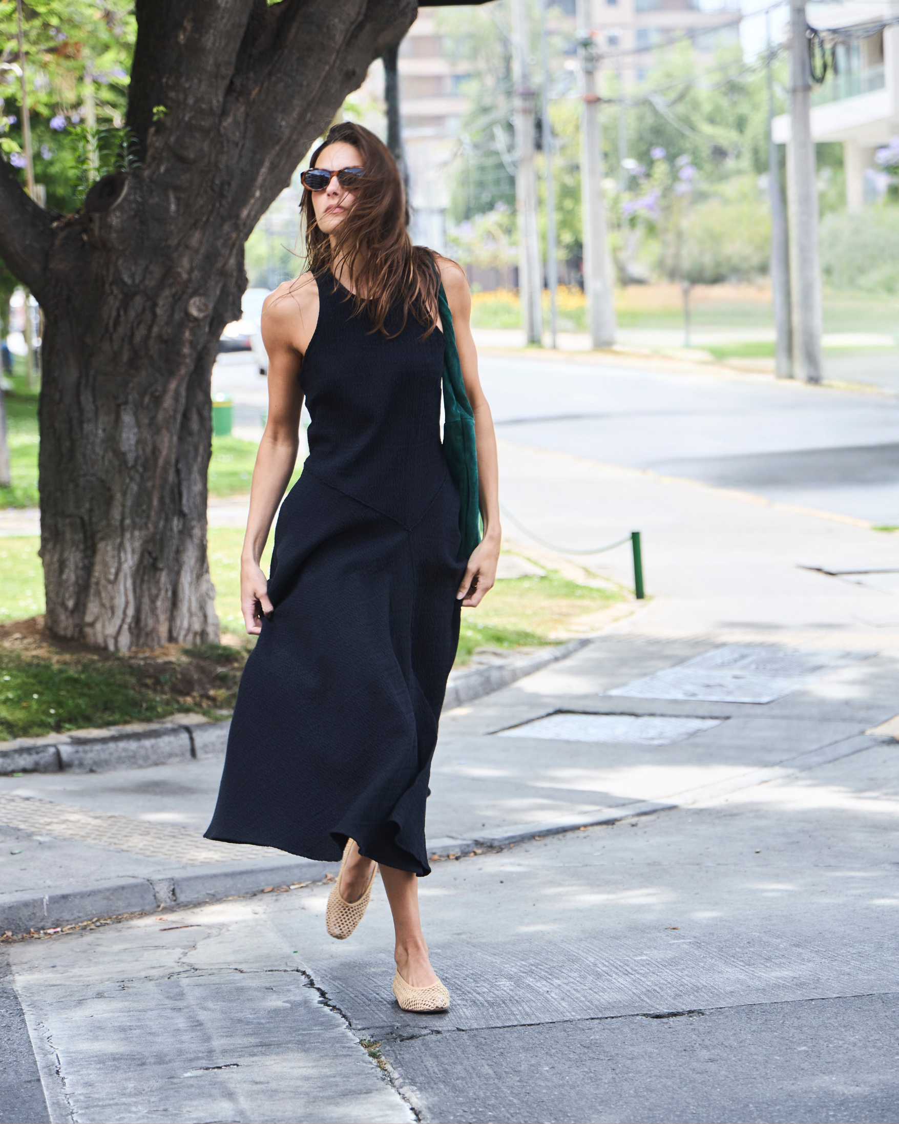 Vestido Vif Algodón Negro