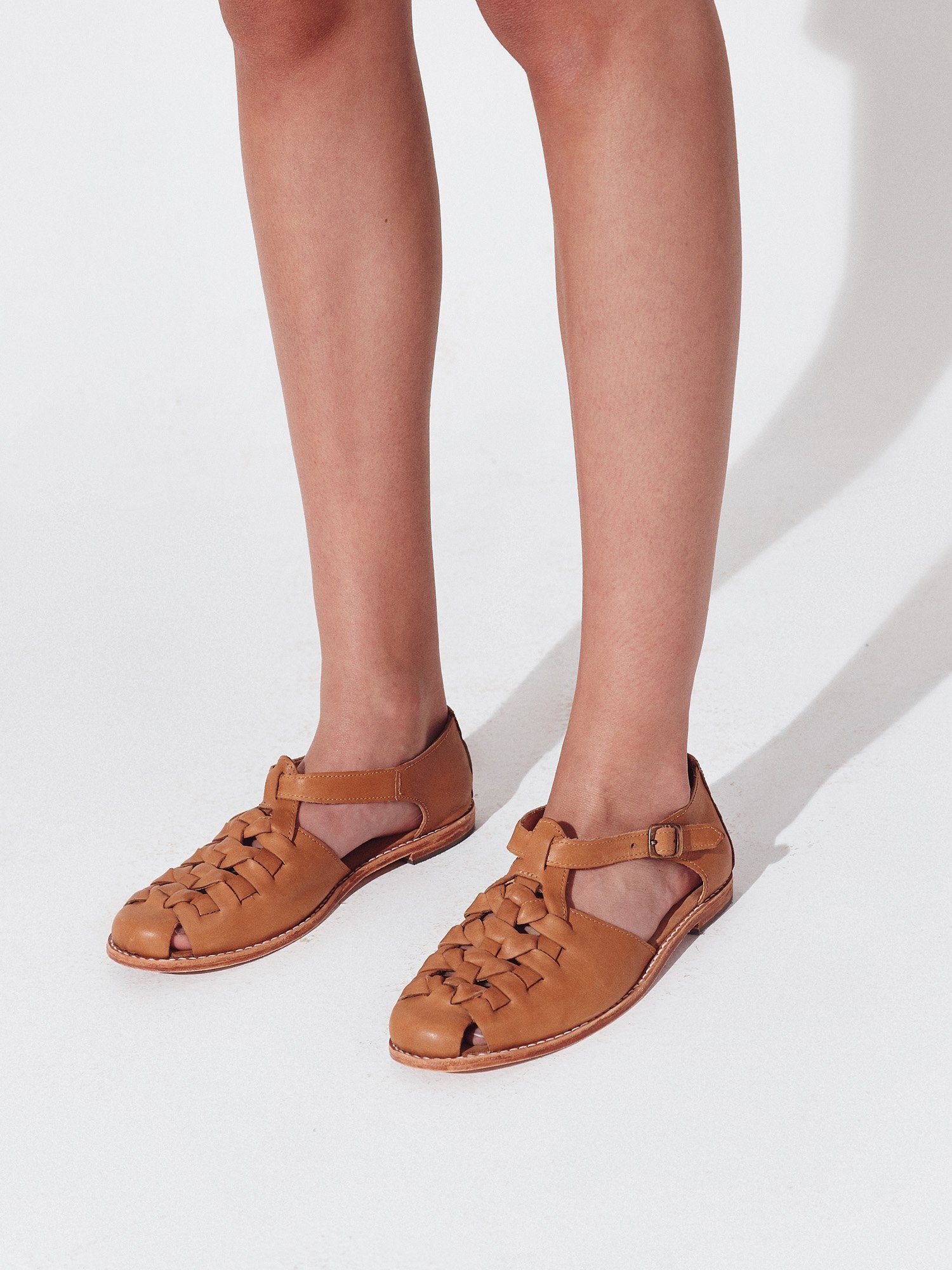 Sandalia Javiera Cuero Natural