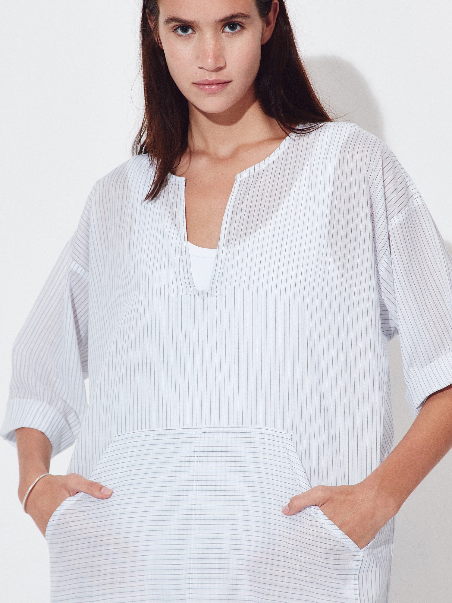 Vestido Elvira Algodón Listado