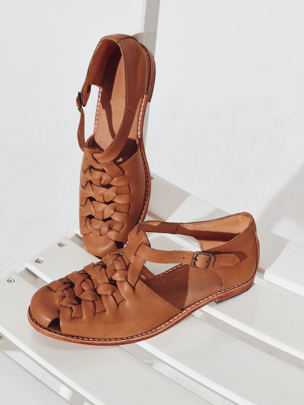 Sandalia Javiera Cuero Natural