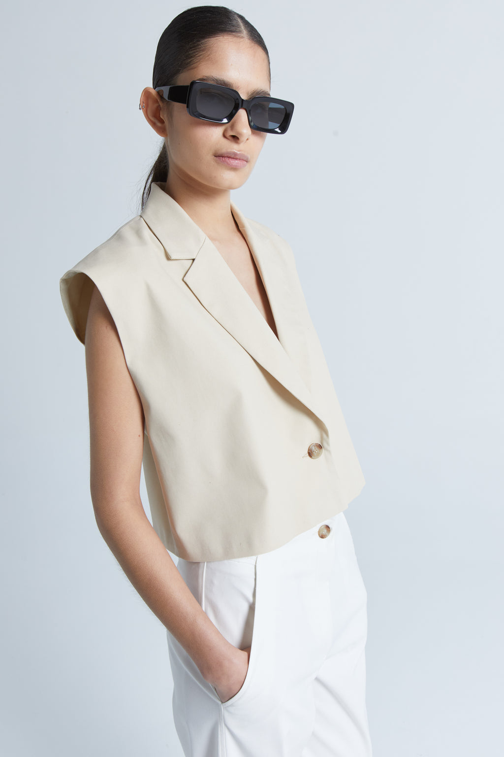 Chaqueta Sanama Beige