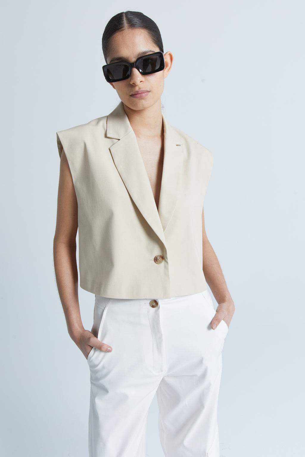 Chaqueta Sanama Beige