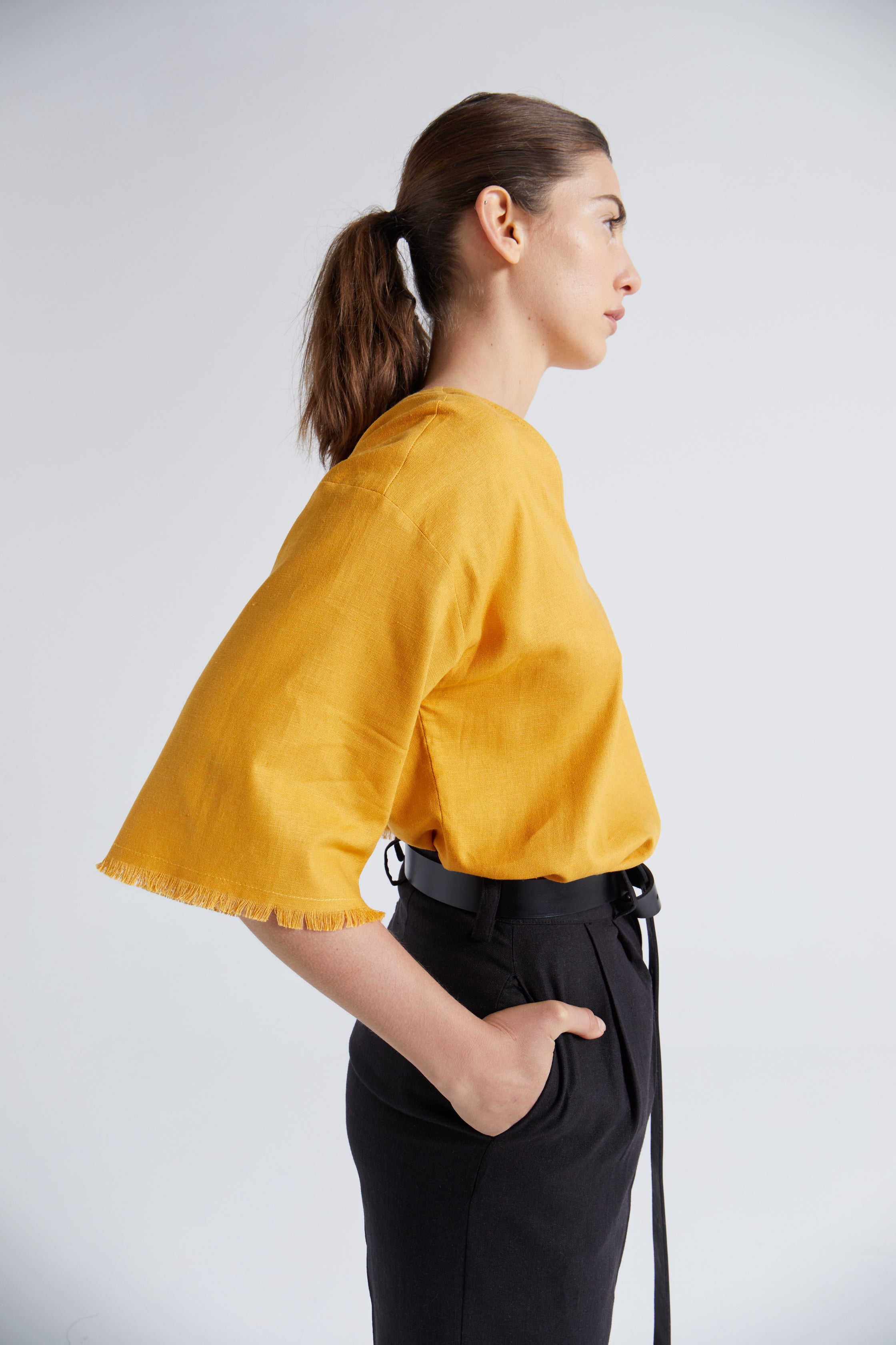 Polera Aditi Amarillo