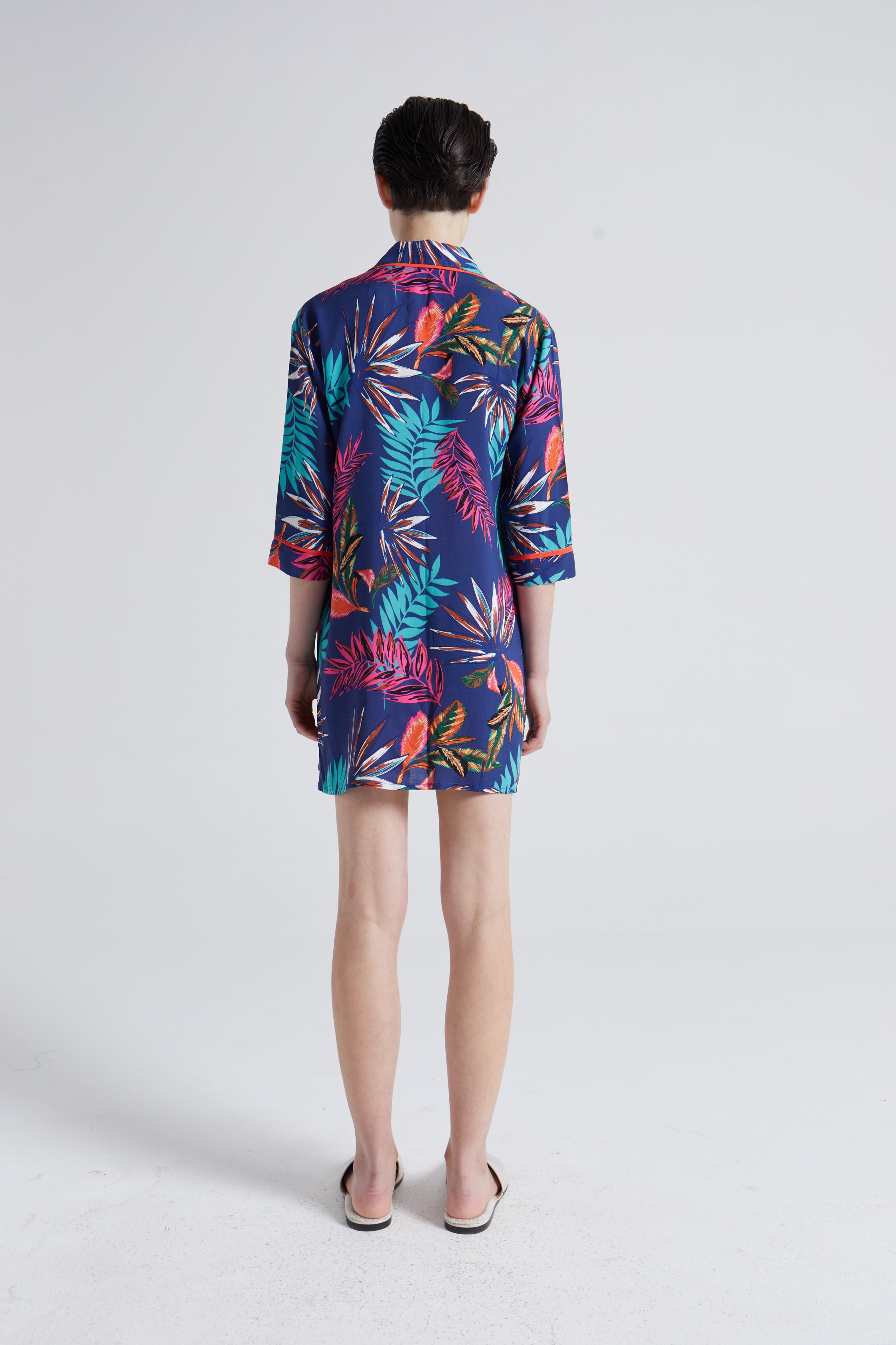 Camisa de Dormir Alisha Azulina